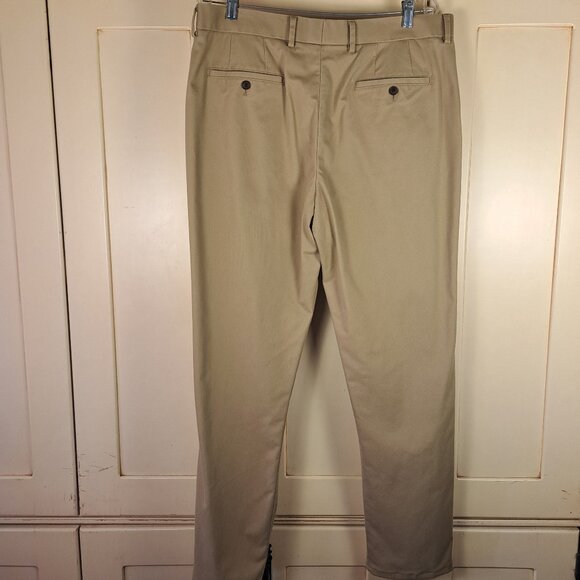 Charles Tyrwhitt Men's Tan Khaki Casual Dress Pants Classic Fit Sz 36 W 34 L - Picture 2 of 11